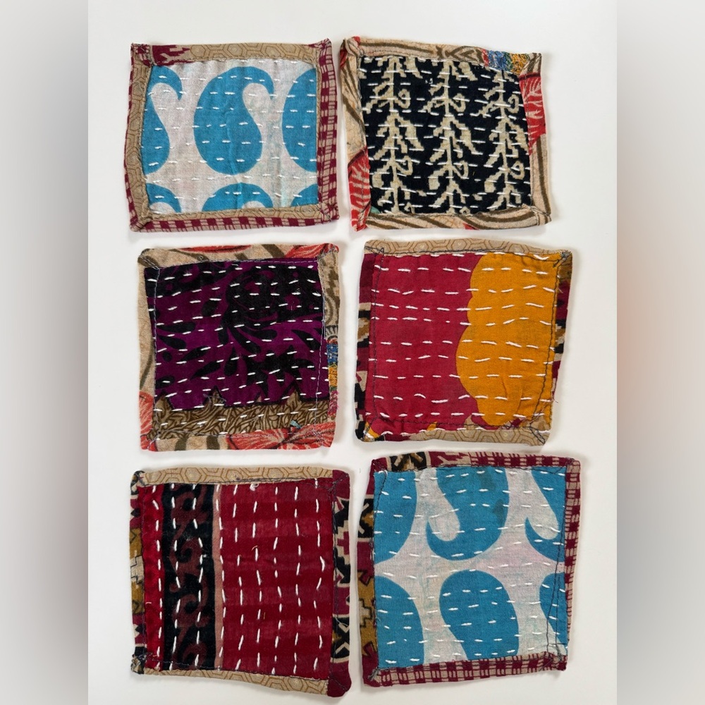 Fabric Coasters Set